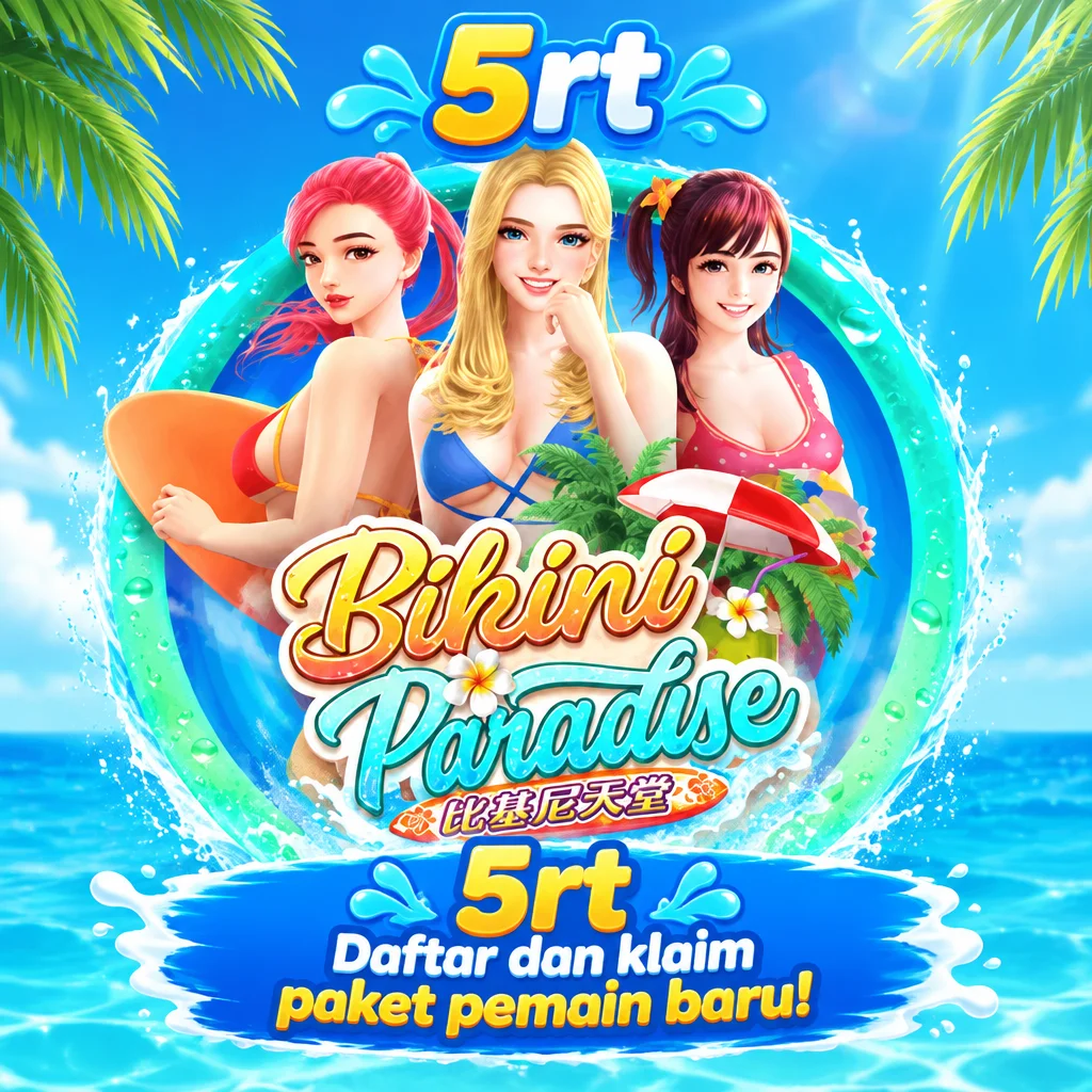 5rt · Bikini Paradise · Tampilan permainan